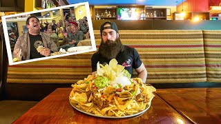 ATTEMPTING THE 'MOUNT NACHEESMO' CHALLENGE FROM MAN V. FOOD! | BeardMeatsFood