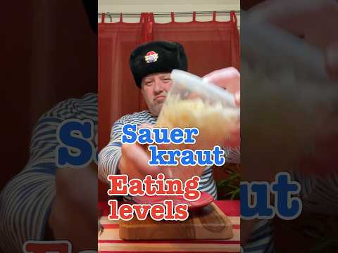 Sauerkraut Eating Levels #sauerkraut #crazyrussiandad #russia #russian #soviet #sovietunion #ussr