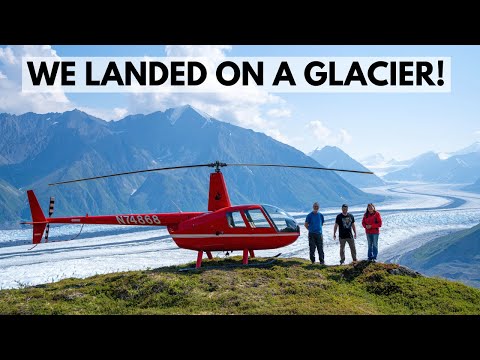 Alaska Glacier Adventure: Helicopter Flight with a Landing & Wild Blueberries on Matanuska Glacier