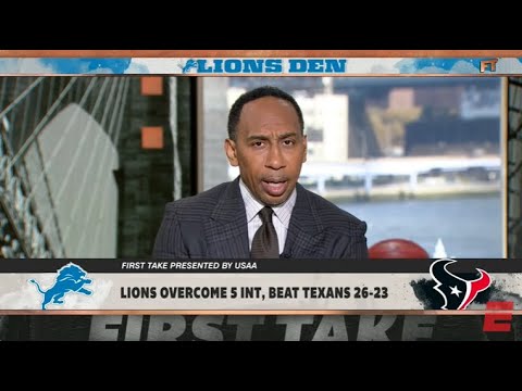 ESPN FIRST TAKE | Stephen A. Smith SHOCKED, Detroit Lions Will WIN The Super Bowl Over KC