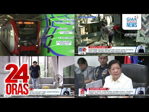 24 Oras: (Part 2) 5 bagong istasyon ng LRT Line 1 Cavite ext. project, magagamit na ng..., atbp.