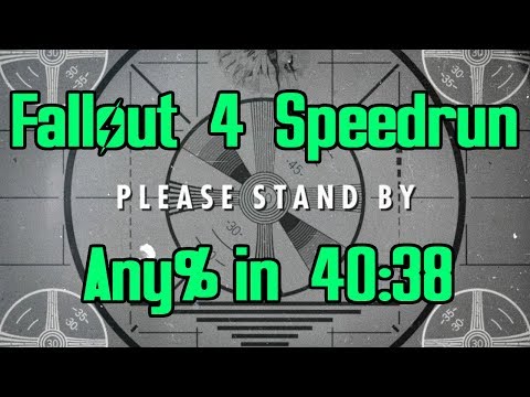 Fallout 4 SPEEDRUN in 40:38 (Check description for new record)