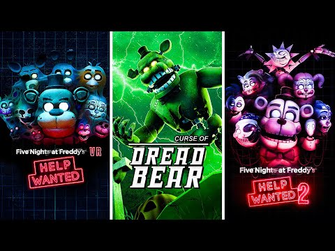 FNAF VR HELP WANTED 1 & 2 + Dreadbear DLC | ALL ENDINGS | Full Game Walkthrough | No Commentary