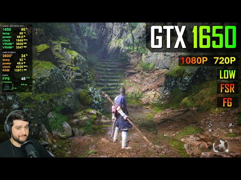 GTX 1650 - Black Myth: Wukong - Low Settings, FSR, Frame Generation!