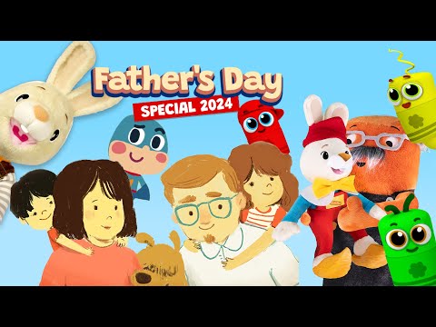 Father's Day Special 2024 | Color Crew & Songs | Harry the Bunny | Larry & much more | BabyFirst TV