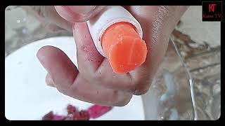 Mixing lipstick into slimes - satisfying slime video #slime #EyeshadowSlime #SlimeVideo #Makeup