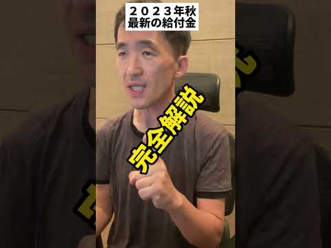 2023年秋の最新の給付金！もらえる可能性が出てきたので、解説！