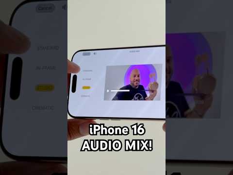 New iPhone 16 Audio Mix Feature is WILD! 🤯