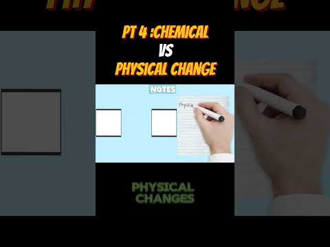 PART 4: Physical vs Chemical Changes Explained | Chemistry #chemicalchanges #physicalchange