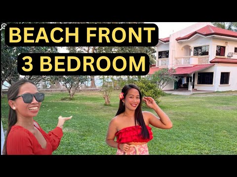 BEACH FRONT HOUSE FOR RENT FURNISHED IN BACONG NEAR DAUIN