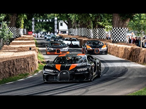 BUGATTI World Record Cars at Goodwood Festival of Speed 2022