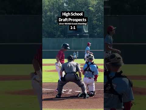 High Baseball Draft Prospect Battle it Out #baseball #mlb #baseballhomerun