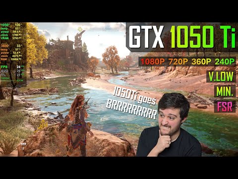 GTX 1050 Ti - Horizon Forbidden West