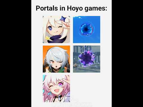 Portals in Hoyo games #memes #honkaistarrail #YouTubeCreatorCommunity