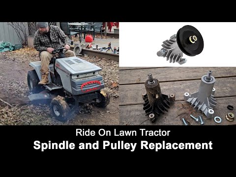 Mower Deck Rebuild - Spindle and Pulley Replacement - No Power Tools