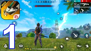 Free Fire MAX - Gameplay Part 1 Tutorial, Battle Royale, Solo Win (iOS, Android)