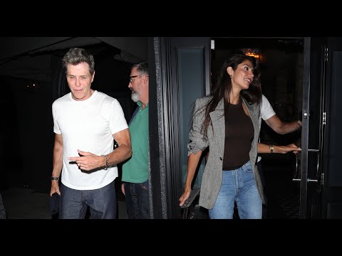 Businessman Patrick Whitesell And Pia Miller Grab Dinner At Craig's Restaurant in WeHo!