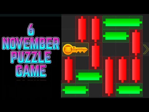 6 November Hamster Kombat Mini Game Puzzle Solved| Mini Game #hamstercombat #minigame ⚠️🤯✅