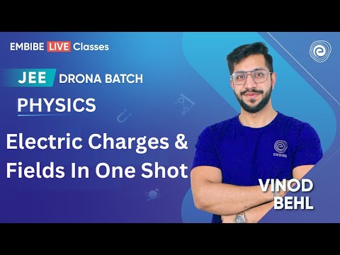 Electric Charges & Fields In One Shot | JEE 2025 I Physics For JEE | Drona Batch | Vinod Behl