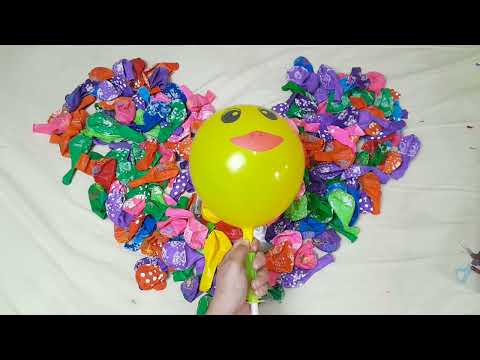 2 MINUTES SATISFYING PLAY WITH YELLOW BALLOONS