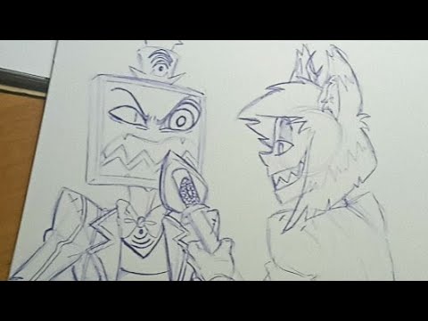 working on a Hazbin Hotel animatic!! #art #drawing #hazbinhotel