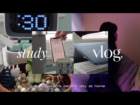 a homebody’s perfect study day | morning and night routine 📚🌙