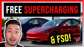 BREAKING: FREE SUPERCHARGING & FULL SELF DRIVING ON TESLA DELIVERIES