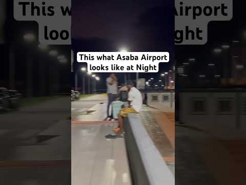 Asaba Airport ! Night view  #shortvideo #viralvideo