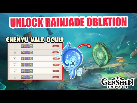 How to: Unlock Rainjade Oblation for Spirit Carp - Chenyu Vale Oculi | Genshin Impact