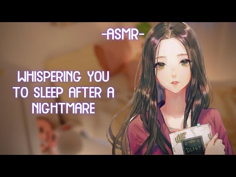 [ASMR] [ROLEPLAY] ♡whispering you to sleep♡ (binaural/comfort/F4A)