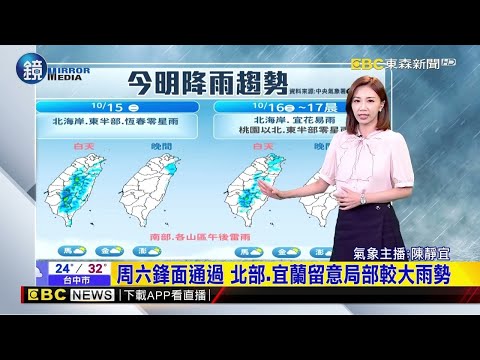 要降溫了！兩波東北風增強 明北東降雨增｜鏡週刊Ｘ東森新聞