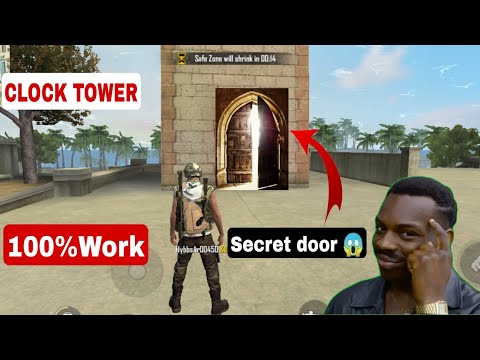 Mysterious door 😱 - Free fire tips and tricks | Top hidden place | Free fire Secret door