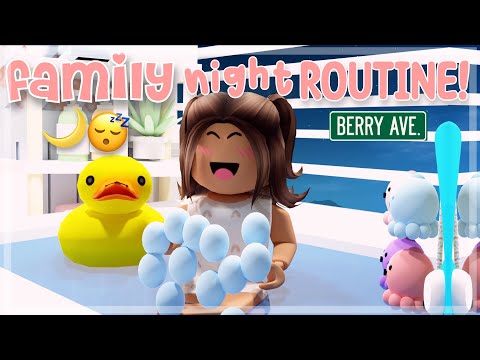 Small Family’s SUMMER NIGHT ROUTINE! *SINGLE MOM* | Roblox Berry Avenue Roleplay