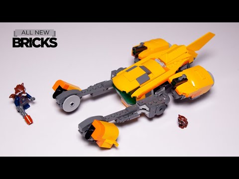 Lego Marvel Guardians of the Galaxy 76254 Baby Rocket's Ship Speed Build