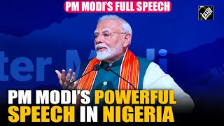 PM Modi in Nigeria| PM Modi connects with Indian diaspora in Abuja