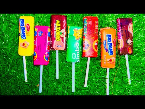 Some popular Candies in the World | New Milk Bottle | mini Cooking | Ice Cream Pop It | Asmr