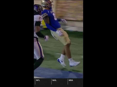 Cooper Legas with a 50-yard touchdown pass to Joseph Williams vs. East Carolina