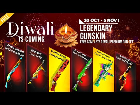 Diwali Event Free Rewards 2024🔥🤯| Diwali Wish Event Date | Free Fire New Event | Ff New Event