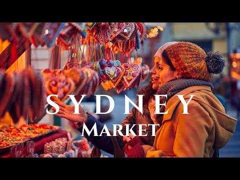 Sydney Australia Market Walking Tour - One of the Biggest and Oldest Markets in Australia | 4K