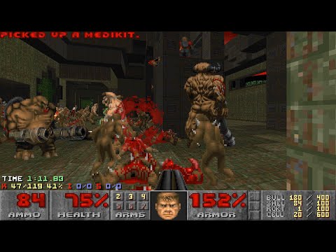 Doom II: Sunder - Map 01 (Python) UV-Max in 2:58