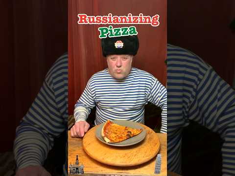 Russianizing Pizza - Challenge to @Lionfield #pizza #russian #italian #italianfood #russianfood