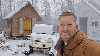 Rebuilding Off-Grid Cabin at our Abandoned Homestead (prepping for Alaska's winter)