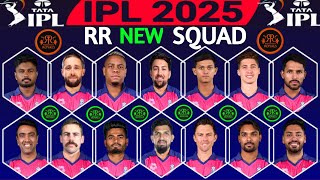 IPL 2025 | Rajasthan Royals 2025 Squad | RR New Players 2025 | RR Team 2025 Players List