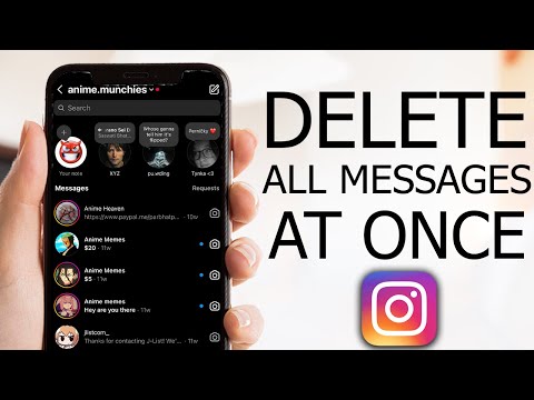 How to Delete All Your Instagram Messages at ONCE (2024) | Delete All Instagram DMs