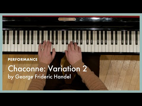 Chaconne: Variation 2 - Handel (page 74, Literature for the Piano Book 1)