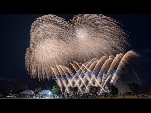 2024年 福島県【小高 火の祭】ダイジェスト版✨ラストはミュージックスターマイン&2尺玉✨