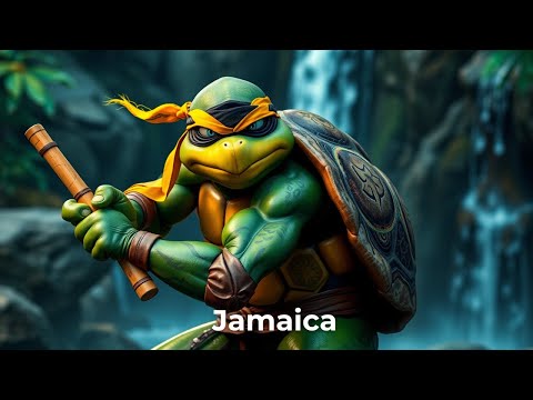 AI Created Ninja Turtles for Each Country