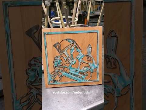 Boba Fett. #cnc YouTube.com/webuildstuff #cncplasmacutter