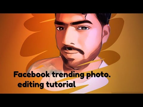 Facebook trending photo editing tutorial || editing in 2minutes