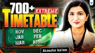 Score 700+ | 6 Months Extreme Time Table for NEET 2025 | Akansha Karnwal